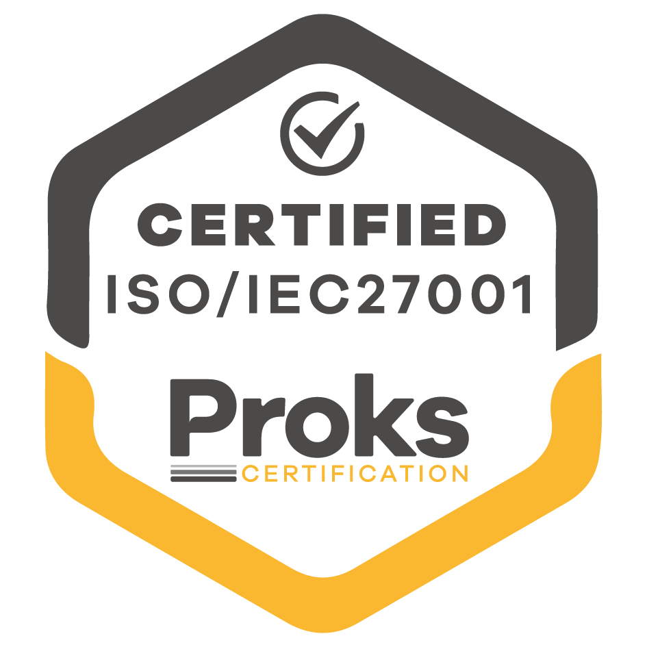 Proks Certification — ISO/IEC 27001 Certified Proks Certification ISO/IEC 27001
